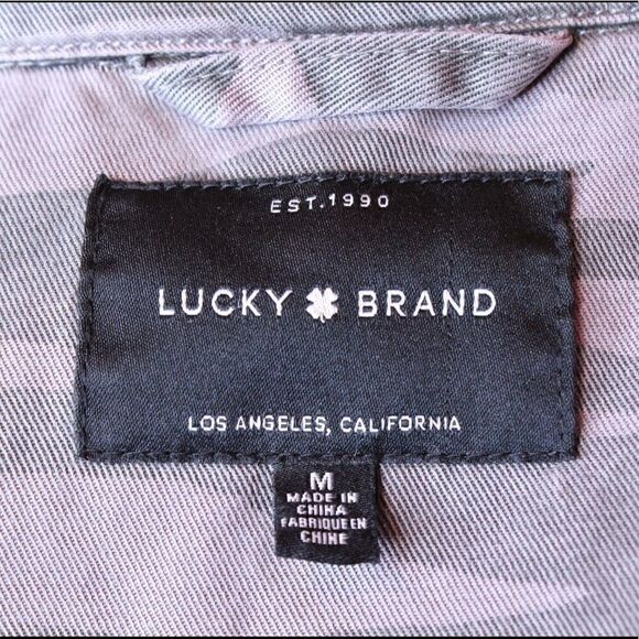 LUCKY BRAND Anorak Utility Jacket in Camo Print Size Medium - Picture 7 of 8